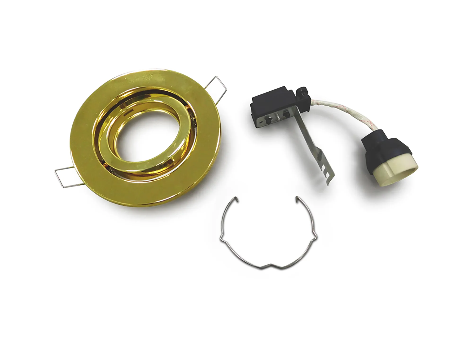 Hudson GU10 Adjustable Downlight, Cut Out 84mm Gold D0033  Deco Hudson